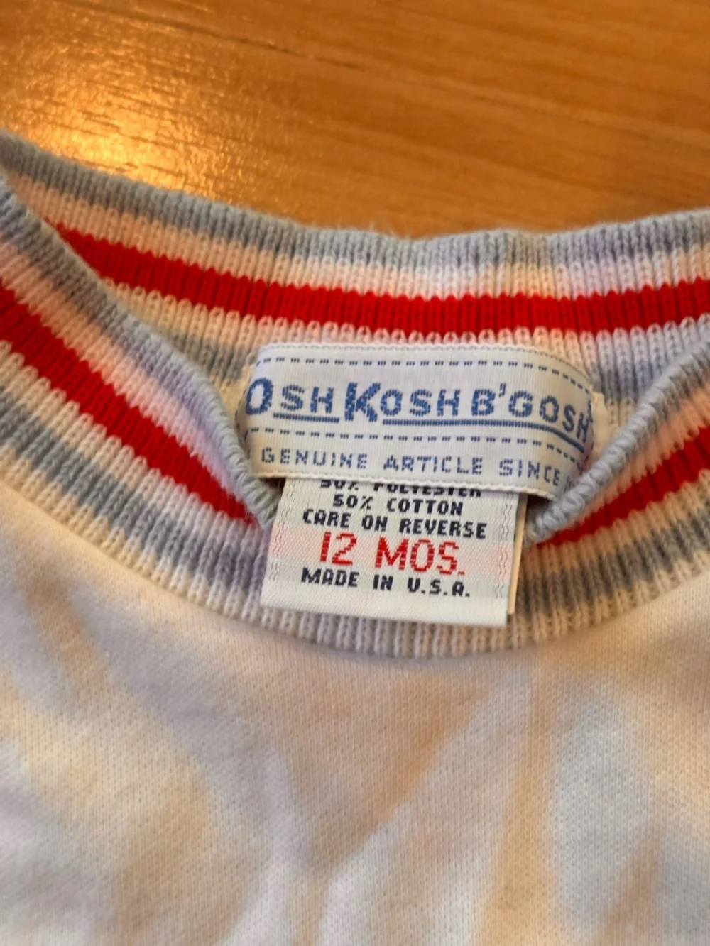 OshKosh‎ B'gosh Red Suspender Overalls with White Top - Made in USA